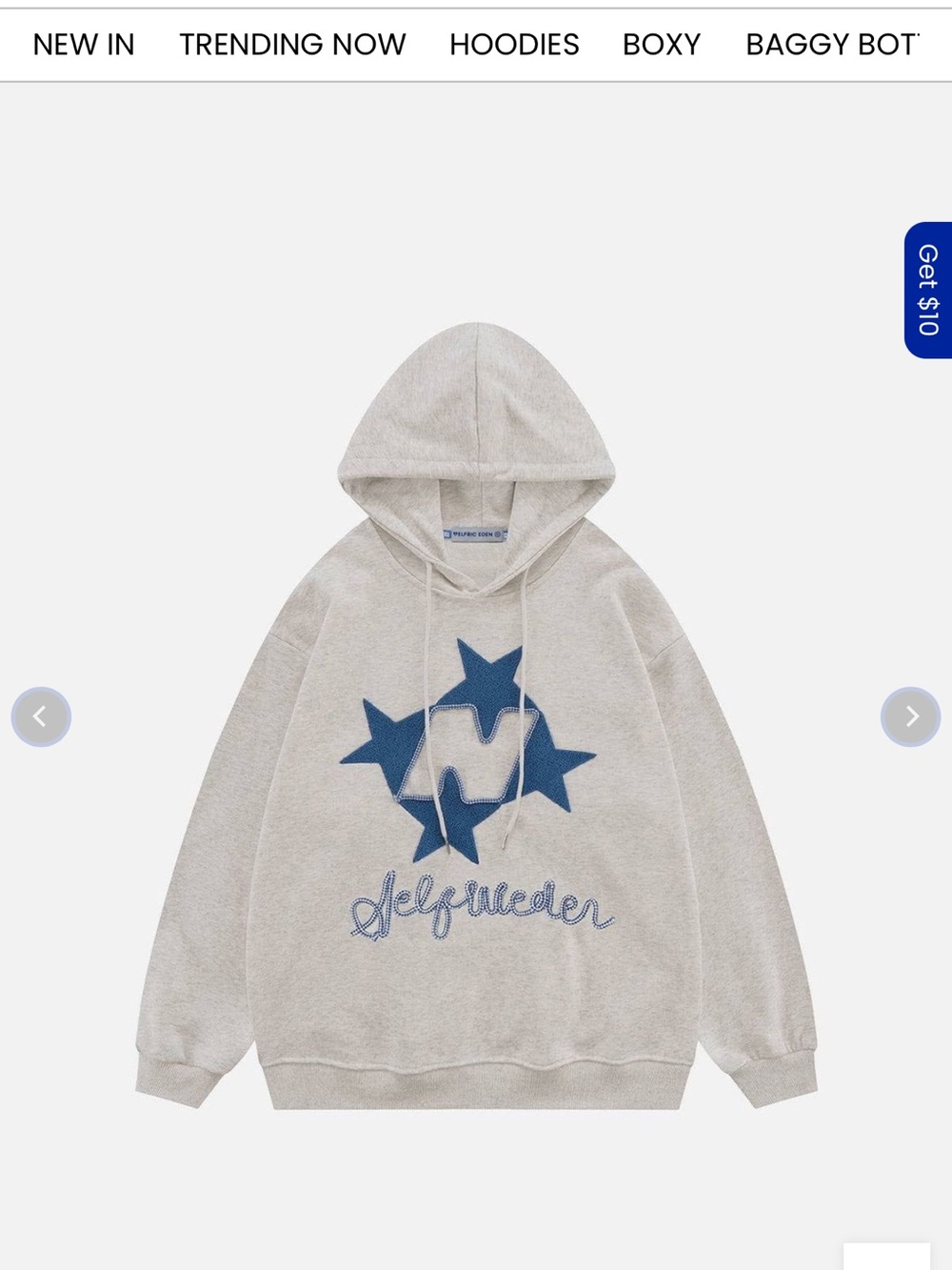 Aelfric Eden Stellaris Embroidered Hoodie NWOT SIZE MEDIUM “AUTHENTIC - Picture 2 of 4